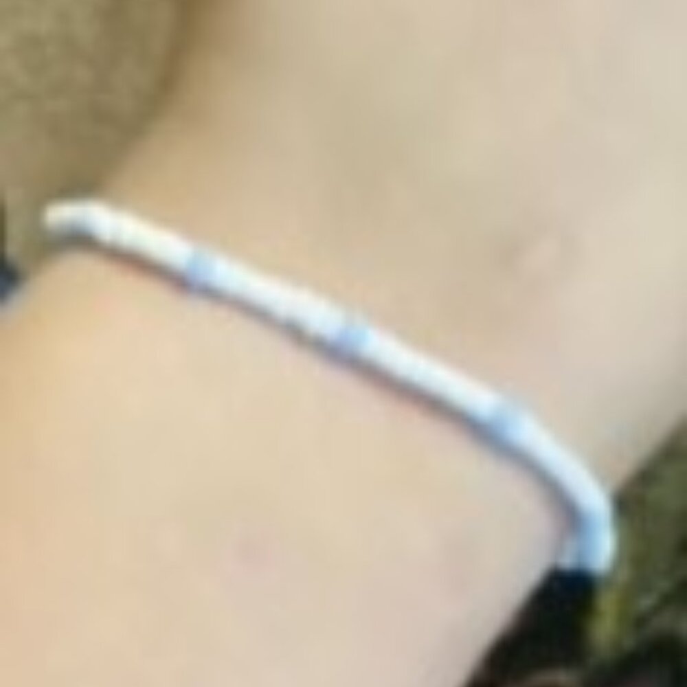 White and Purple Bracelet